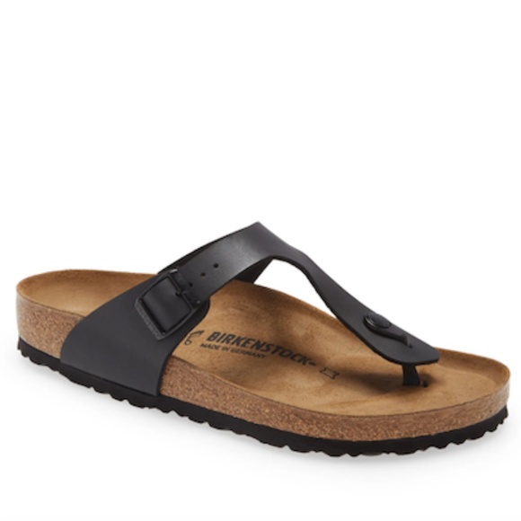 Birkenstock Shoes - Birkenstock Gizeh Thong Black Sandals